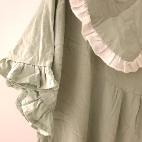 Shein Green and White cotton dress - Picture 9 of 13